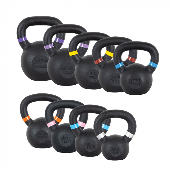 Set Gantere Kettlebell Fonta inSPORTline Powder 4 – 20 kg [1]