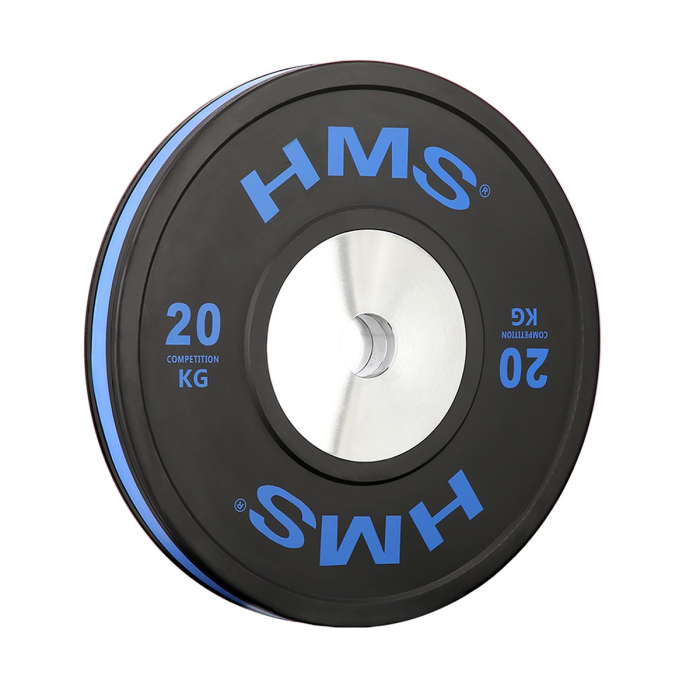 Set Greutati Bumper Plate 10 kg, 15 kg, 20 kg, 25 kg/51 mm HMS BTBR [9]