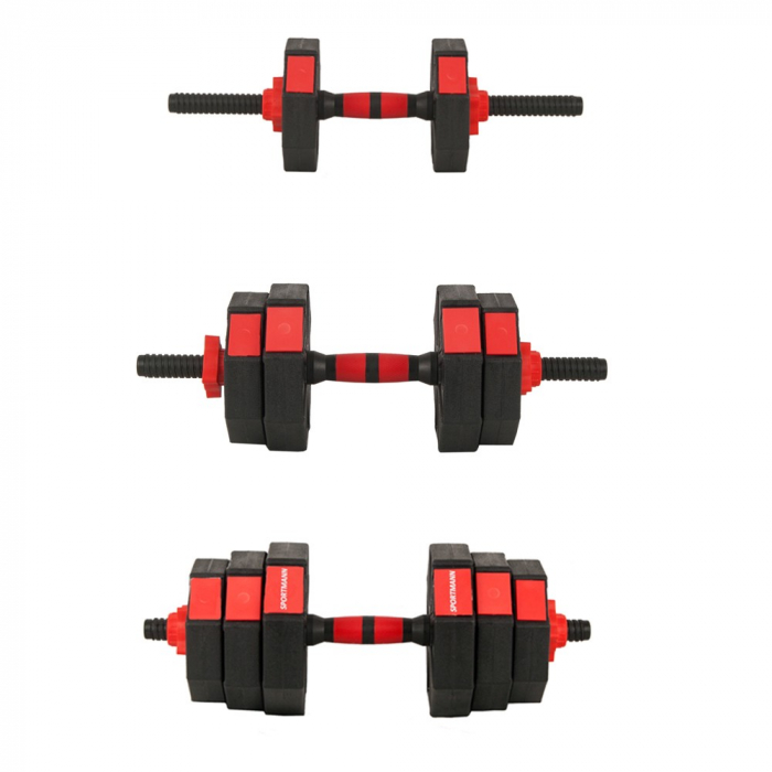 Set Haltera si Gantere ciment Sportmann SHG06 20 kg [6]