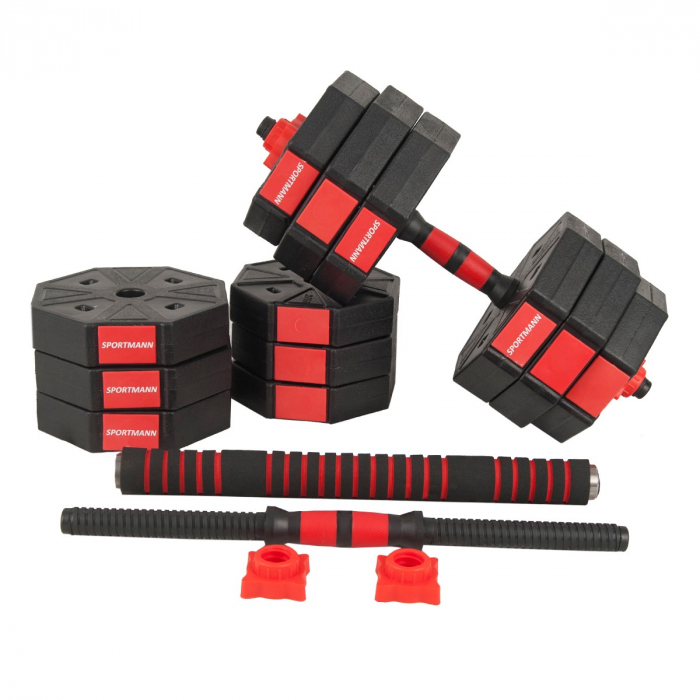 Set Haltera si Gantere ciment Sportmann SHG06 30 kg [4]