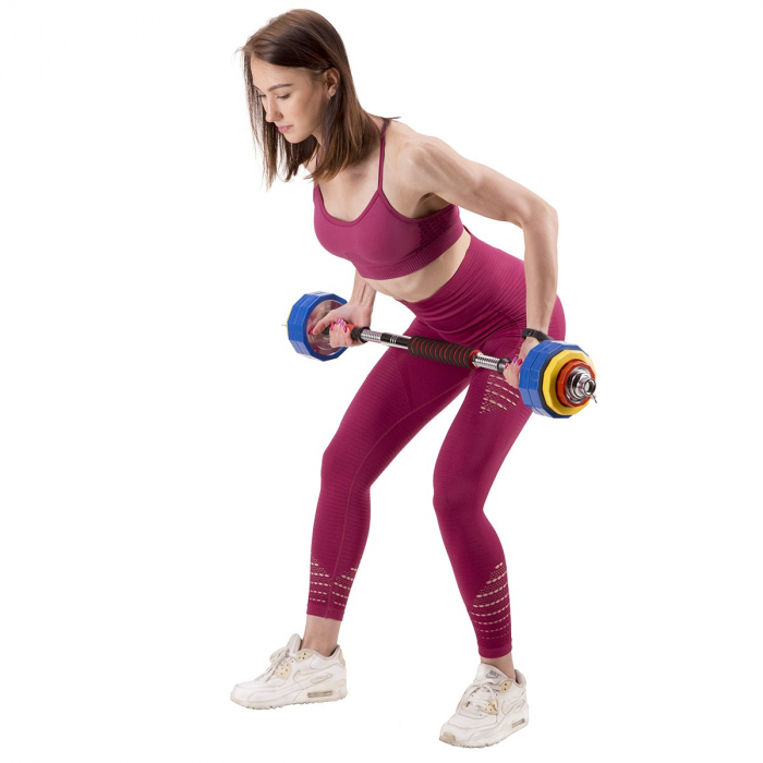 Set Haltera si Gantere HMS SKC20 de 20kg [19]