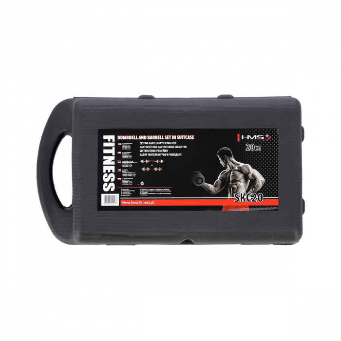 Set Haltera si Gantere HMS SKC20 de 20kg [20]