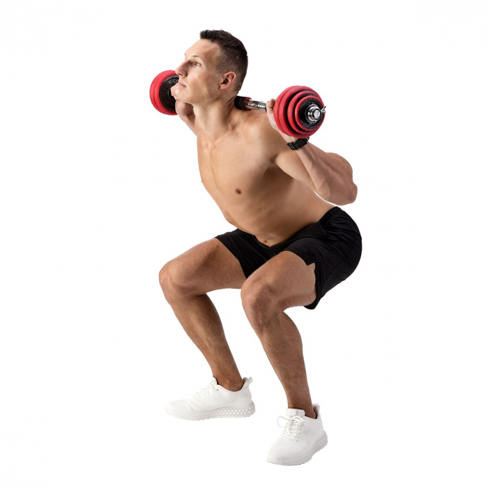 Set Haltera si Gantere Reglabile HMS SGGX20 20 kg [15]