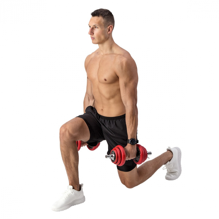 Set Haltera si Gantere Reglabile HMS SGGX20 20 kg [17]