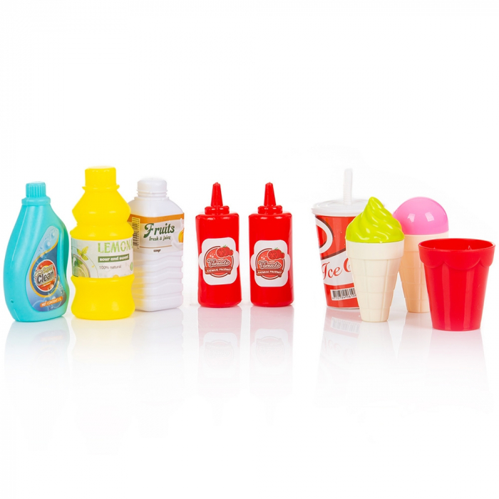 Set jucarie Chipolino Kitchen 87 cm cu sistem de curgere apa, lumini, sunete si 63 accesorii [4]