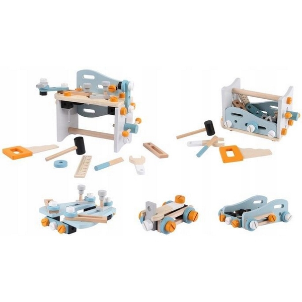 Set unelte constructii 52 piese Ecotoys [2]