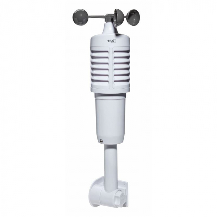 Statie meteo digitala Spring Breeze cu senzor extern wireless de temperatura, umiditate, viteza vant TFA 35.1140.01 [3]