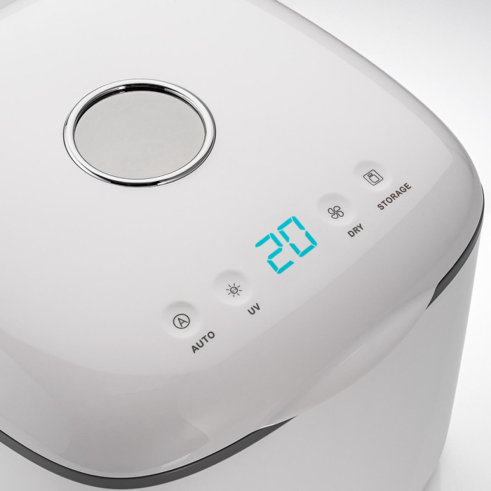 Sterilizator UV pentru biberoane, cu functie de uscare, pana la 12 biberoane, Reer 36120 [9]