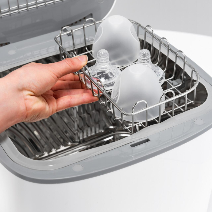 Sterilizator UV pentru biberoane, cu functie de uscare, pana la 12 biberoane, Reer 36120 [4]