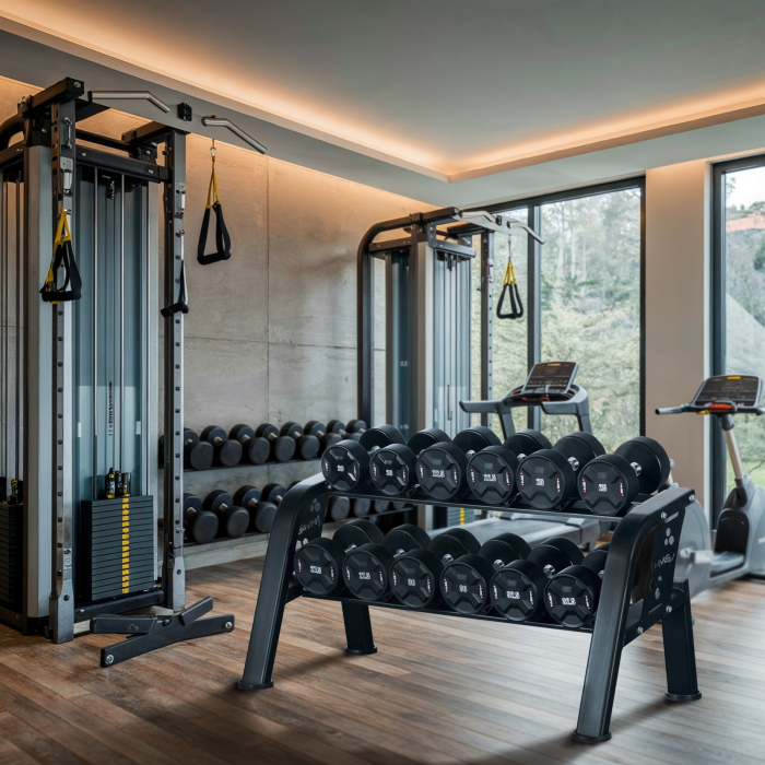 Suport gantere HMS STR48 pentru 6 perechi [2]