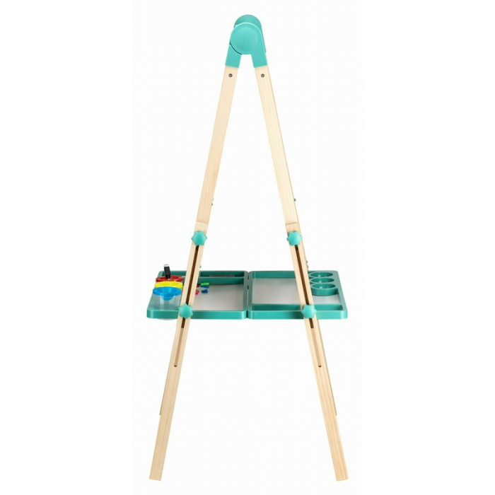 Tablita magnetica, Free2Play, 2 in 1, cu litere si cifre , din lemn, Conform cu standardul european de securitate EN71/123, 3 ani+, Multicolor [14]