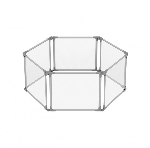 Tarc de joaca bebelusi hexagonal, pliabil si ajustabil Cozy 70 configurabil [10]