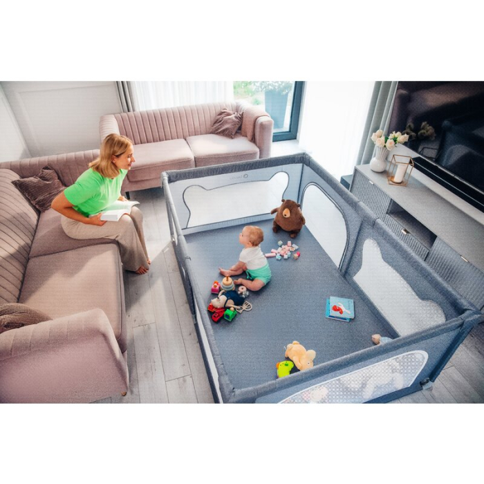 Tarc de joaca copii Lionelo Willow 127 x 187 cm [25]