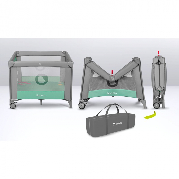 Tarc de joaca Lionelo Mille 100x100 cm Verde [30]