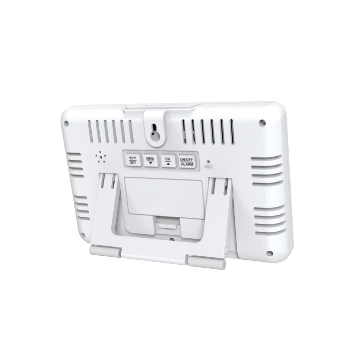 Termometru si higrometru digital de camera, cu senzori wireless pentru exterior si pentru apa din piscina, lumina de fundal, Airbi POOL BI1021 [6]