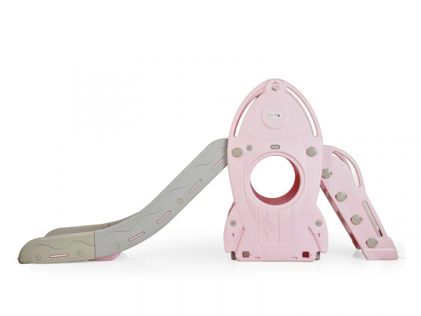 Tobogan MyKids cu cos de baschet Racheta Pink [4]