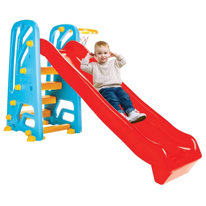 Tobogan Pilsan Wavy Slide cu cos baschet [2]