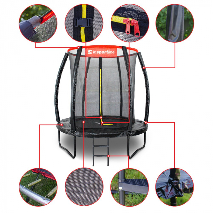 Trambulina Set inSPORTline Flea 183 cm [4]