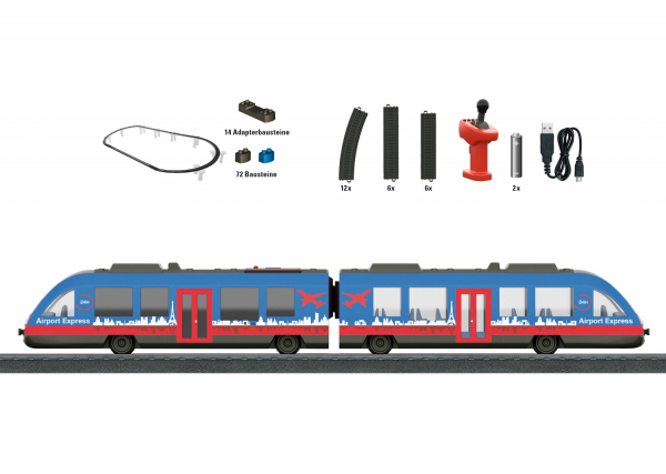 Tren de calatori cu telecomanda si accesorii Airport Express - Marklin [1]