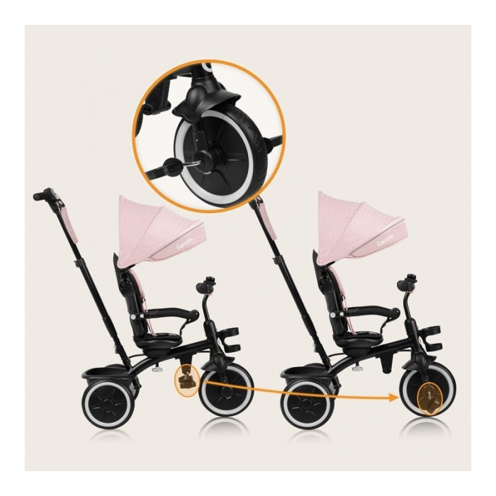 Tricicleta copii Lionelo Berry 2 in 1 360 grade [31]