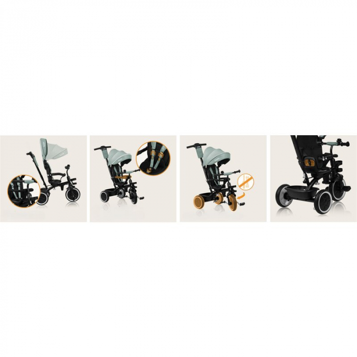 Tricicleta copii Lionelo Berry 2 in 1 360 grade [37]