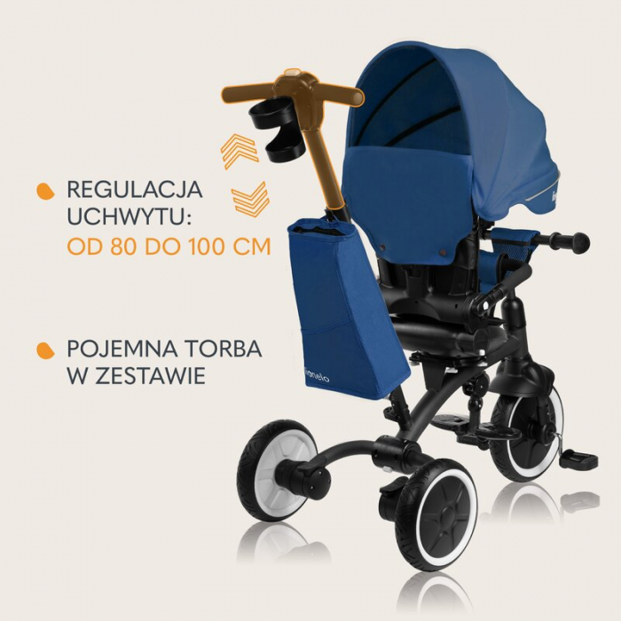 Tricicleta copii Lionelo Tris Plus Ultrapliabila 9 luni-5 ani [34]