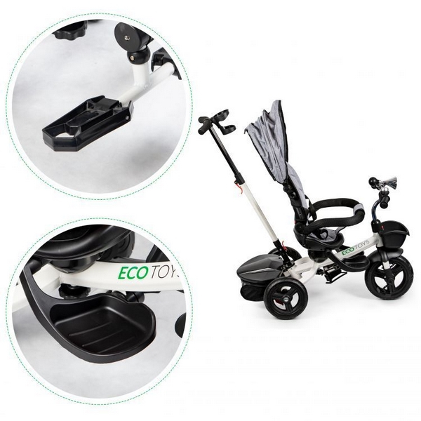 Tricicleta cu sezut reversibil Ecotoys JM-311 [8]