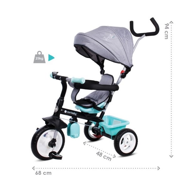 Tricicleta cu sezut reversibil Sun Baby 017 Fresh 360 [14]