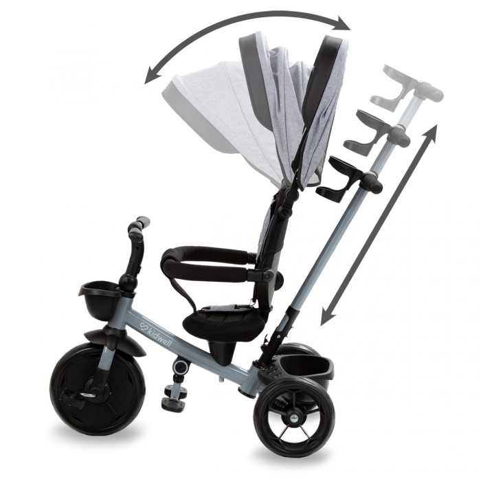 Tricicleta cu sezut rotativ si roti cu spuma EVA Kidwell Axel [7]