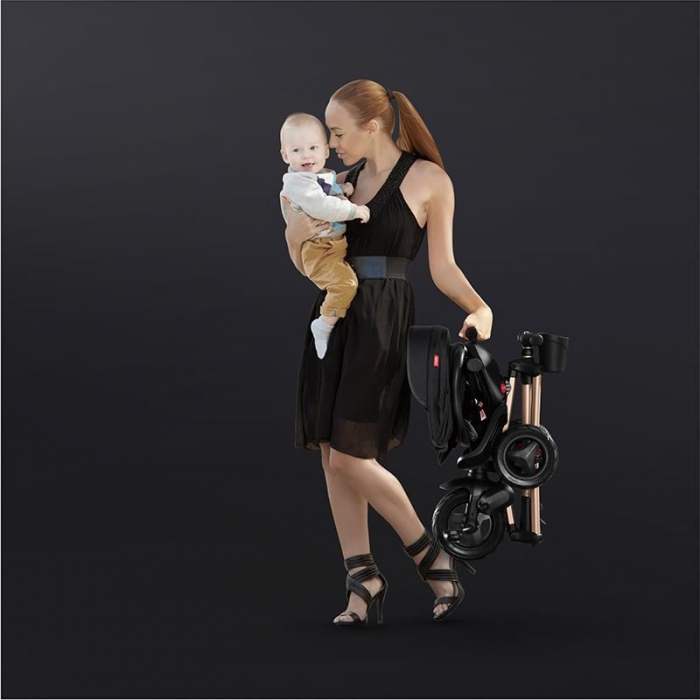 Tricicleta ultrapliabila Qplay Nova Gold Air LE [6]