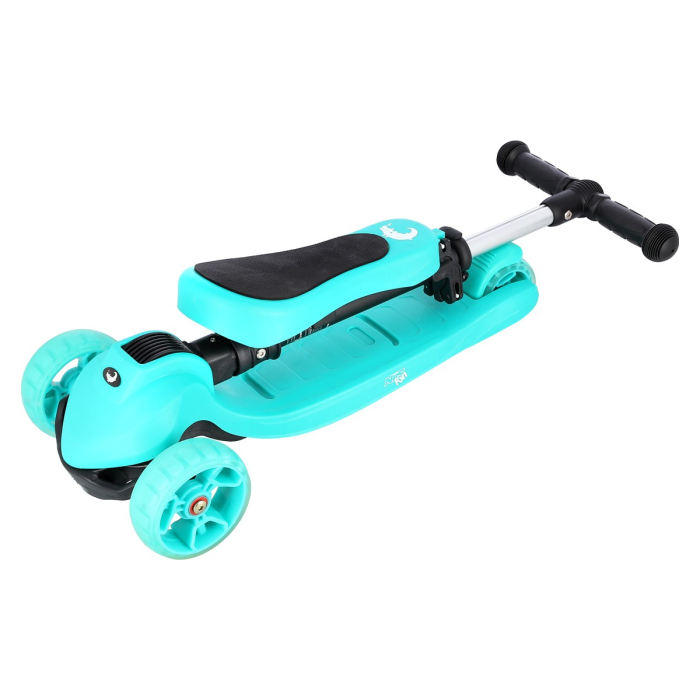 Trotineta 2in1 Nils Fun HLB12 2in1, 120 mm, Albastru [6]