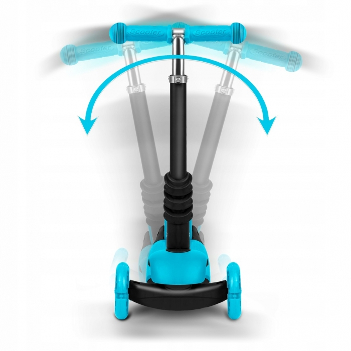 Trotineta 3 in 1 cu roti cu LED Ricokids Buggy [3]