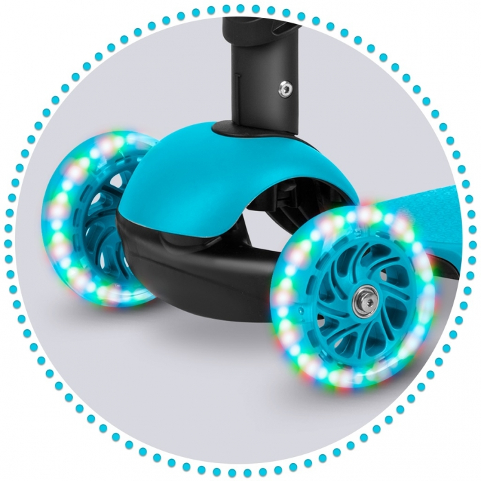 Trotineta 3 in 1 cu roti cu LED Ricokids Buggy [6]