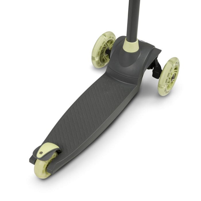 Trotineta, Lionelo, Jessy, Ultrapliabila, Pana la 50 Kg, cu design ergonomic, cu lumini LED, 56 x 26 x 67-82 cm, 3 ani+, Verde [14]