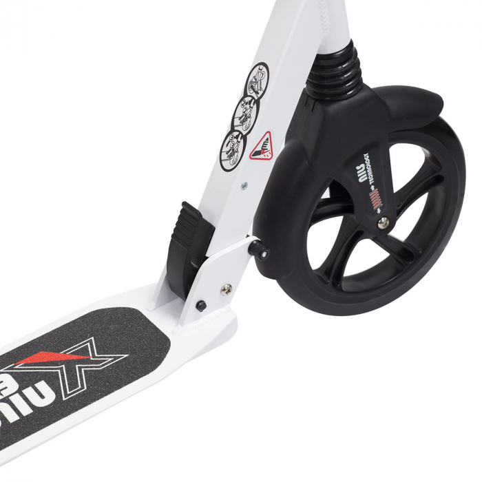 Trotineta Nils Extreme HA230T Roti PU 230mm/200mm - Alb/Negru [7]