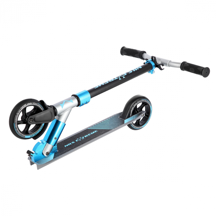 Trotineta Nils Extreme HD145 145 mm, grafit-albastru [3]