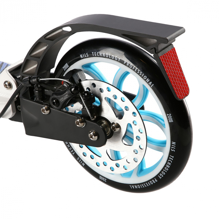 Trotineta Nils Extreme HM2040T, 200 mm, Alb [11]