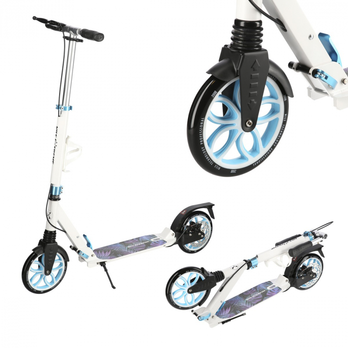 Trotineta Nils Extreme HM2040T, 200 mm, Alb [4]