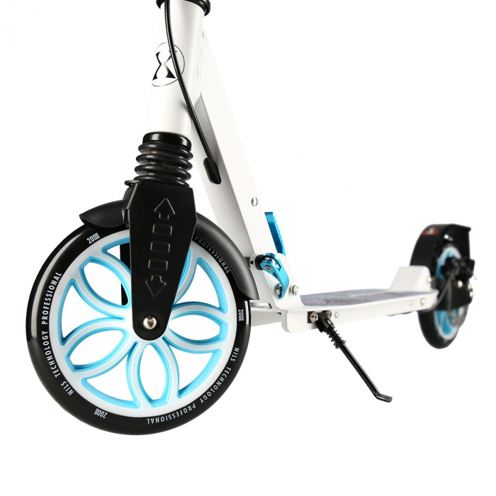 Trotineta Nils Extreme HM2040T, 200 mm, Alb [6]