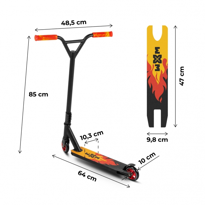 Trotineta pentru cascadorii WXM WRS-BY1 - Flame [9]