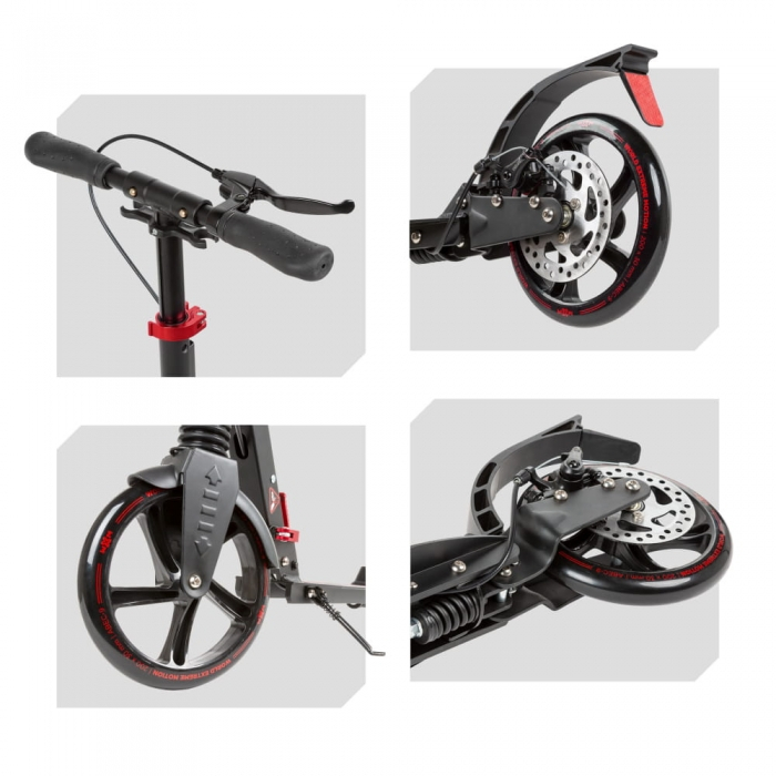 Trotineta pliabila de oras cu frana pe maner WXM RST-A02 - Red [11]