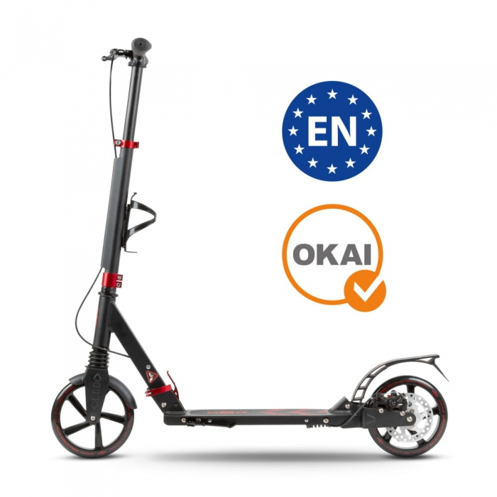 Trotineta pliabila de oras cu frana pe maner WXM RST-A02 - Red [12]