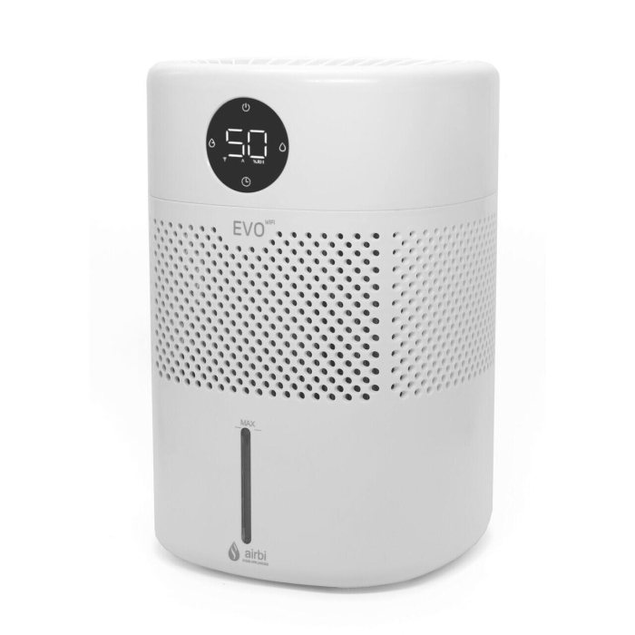 Umidificator cu evaporare la rece Airbi EVO WiFi, automatizare, control prin Wi-Fi din aplicatie mobila, afisaj umiditate, temporizator, alb, BI1530 [4]