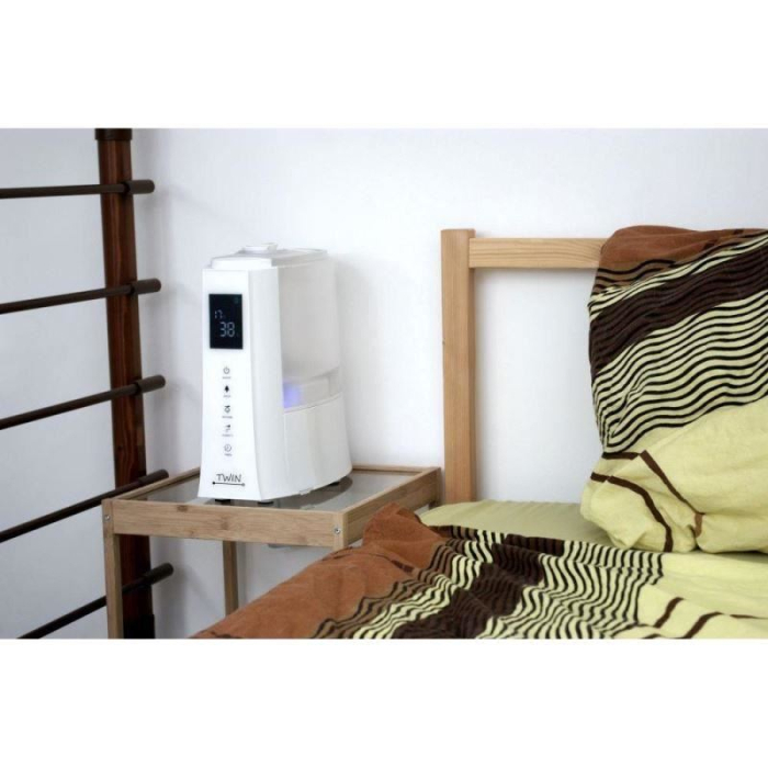 Umidificator cu ionizare si difuzor arome TWIN alb, Airbi BI3222 [14]