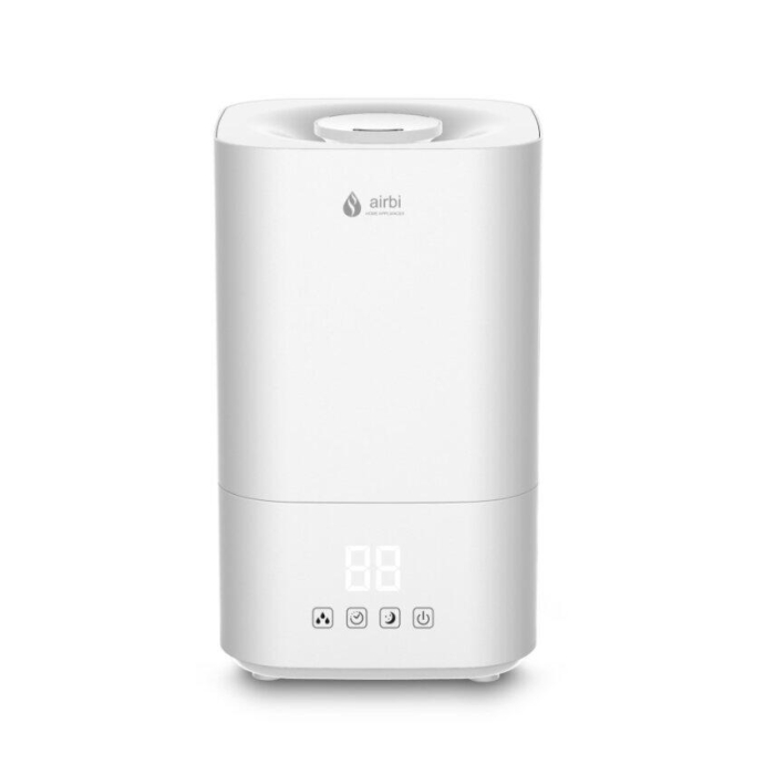 Umidificator cu ultrasunete Airbi CUBOID, afisaj umiditate, temporizator, difuzor aromaterapie, mod nocturn, alb, BI1511 [3]