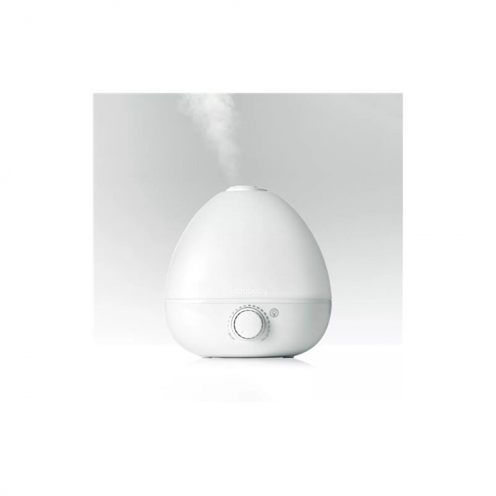 Umidificator Fridababy BreatheFrida cu ultrasunete 3 in 1 Ultra silentios Include difuzor de uleiuri esentiale si lumina de veghe cu oprire automata Rezervor BPA Free Alb [1]