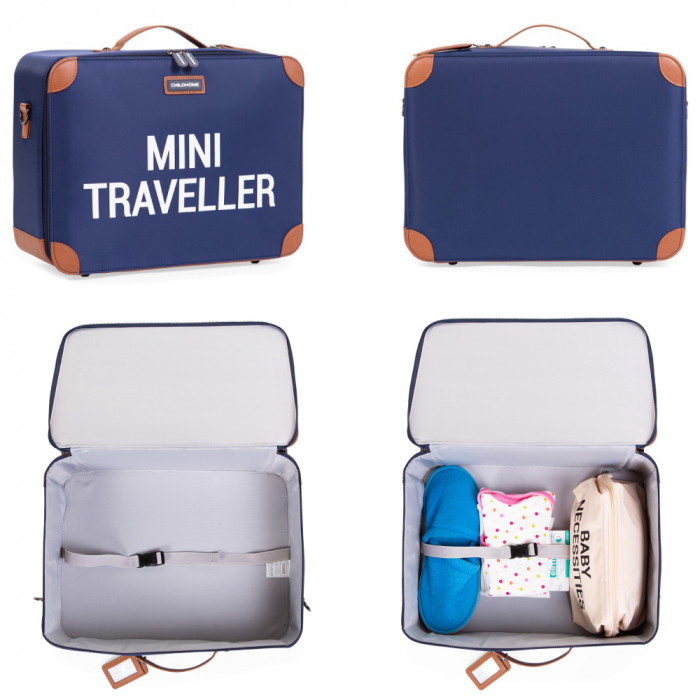 Valiza pentru copii Childhome Mini Traveller Bleumarin [4]