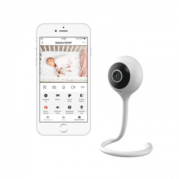 Video monitor Babyline Smart Conexiune Wifi,  Senzor de temperatura - Lionelo [2]