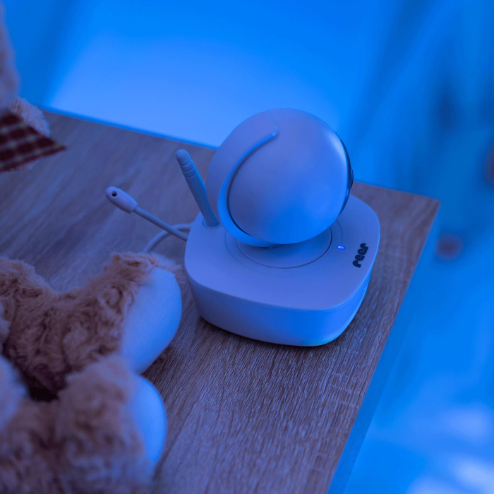 Video monitor digital pentru bebelusi cu camera rotativa si urmarire inteligenta a miscarii, REER BabyCam XL 80440 [5]
