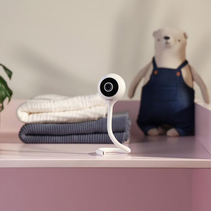 Video monitor Lionelo Babyline Smart cu aplicatie Smart Life cablu USB conexiune Wifi comunicare bidirectionala Senzor de temperatura Negru [14]